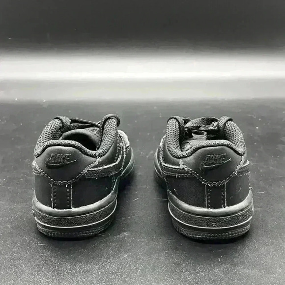 Nike air force 1 low all black toddler 4C casual sporty running walking - Picture 5 of 8